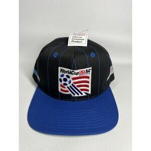 World Cup USA 1994 Vintage Sweden Pinstripes Twins Enterprise Hat Snapback Cap